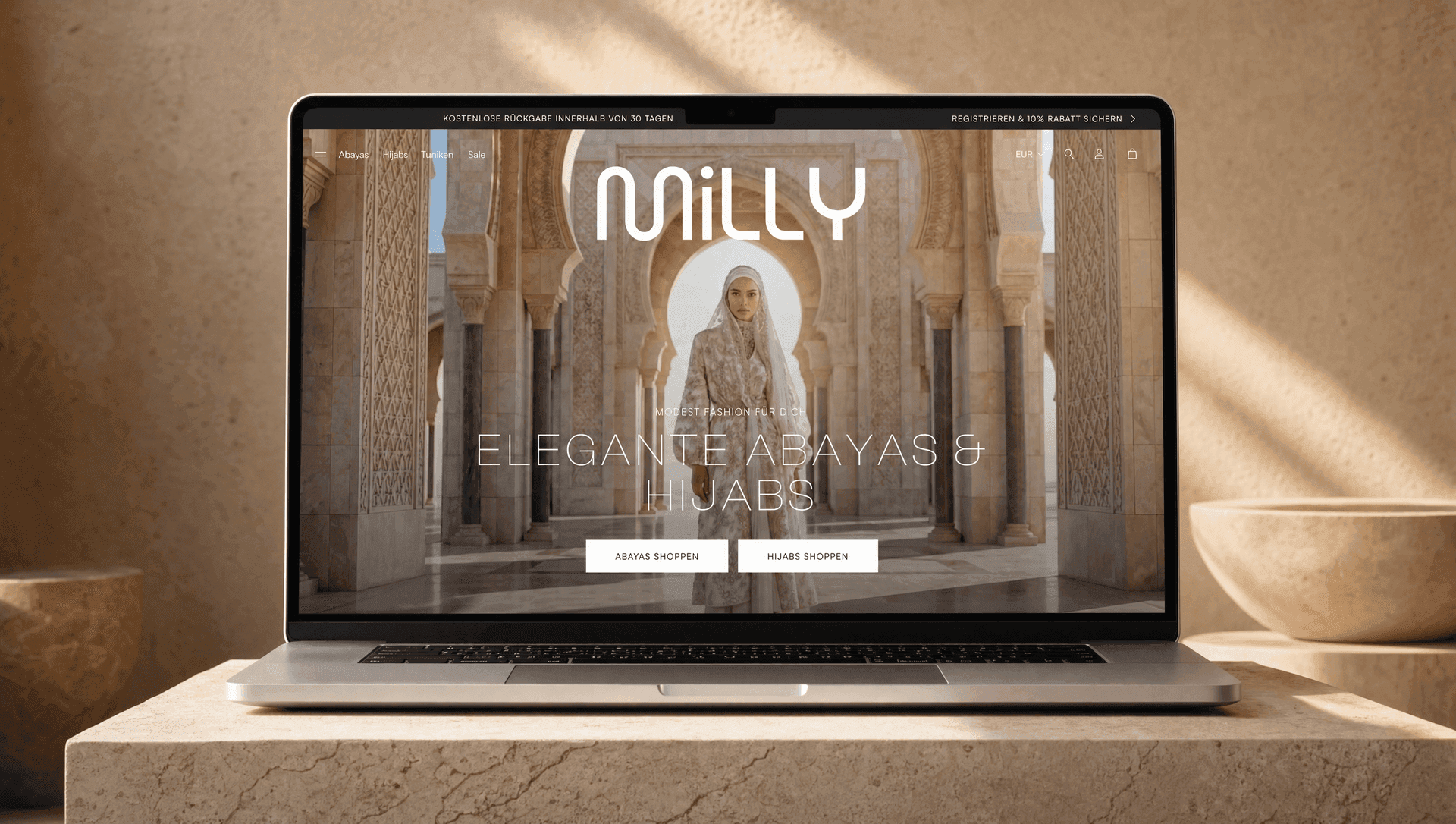 MILLY Modest Fashion Referenzprojekt
